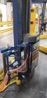 Used Lantech S-300XT Straddle-Type Semi Automatic Stretch Wrapper. Capable of speeds from 25-35 loads per hour. has a maximum load size: up to 80