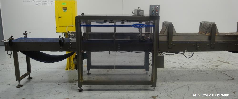 Used Arpac Intermittent Motion End-Load Tray/Case Erector and Packer
