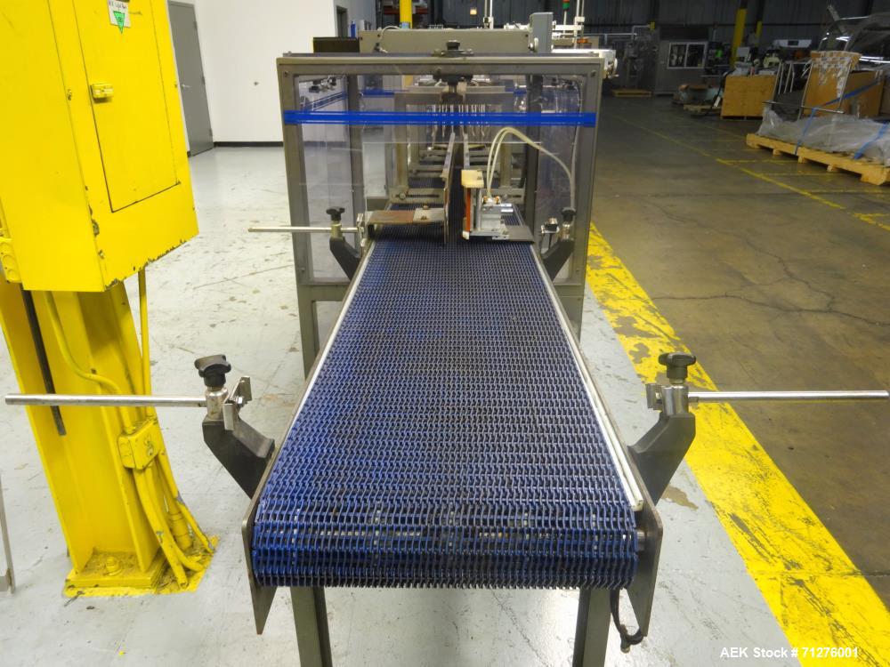 Used- Arpac Intermittent Motion End-Load Tray/Case Erector and Packer