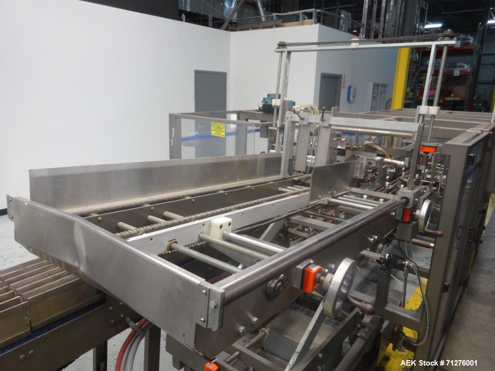 Used Arpac Intermittent Motion End-Load Tray/Case Erector and Packer