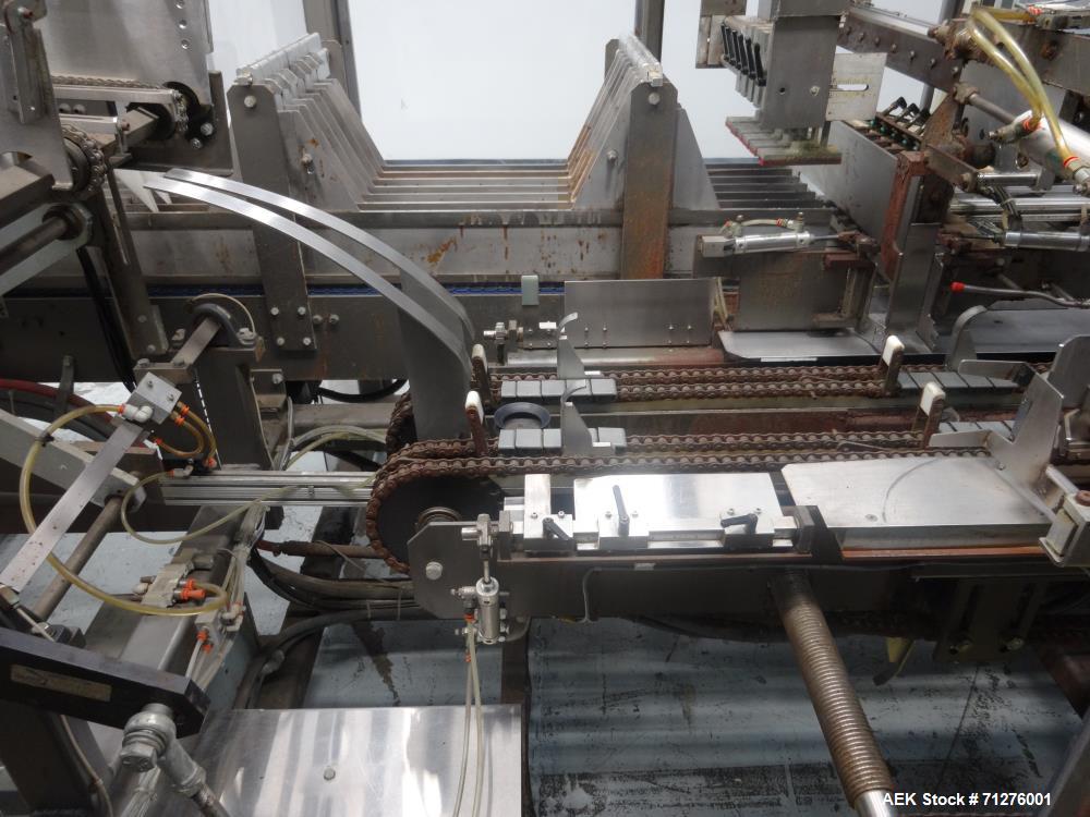 Used Arpac Intermittent Motion End-Load Tray/Case Erector and Packer
