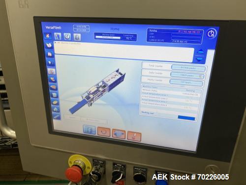 Used-Cermex/Sidel Versafilm Tray Packer Shrink Wrapper