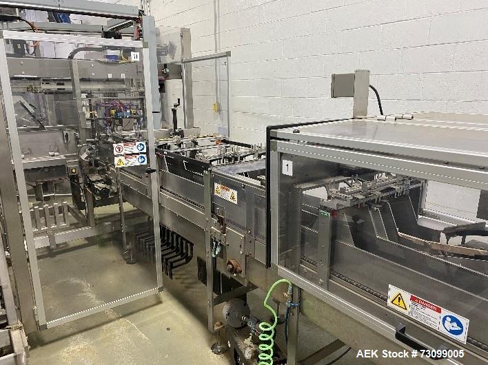 Used-Used-Douglas Machine Axiom Wraparound Case/Tray Packer. Capable of Speeds up to 55 cases per minute. Has a inside case ...