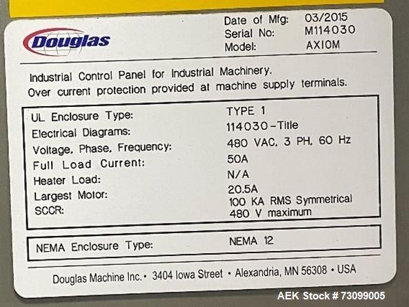 Douglas Machine Axiom Wraparound Case/Tray Packer