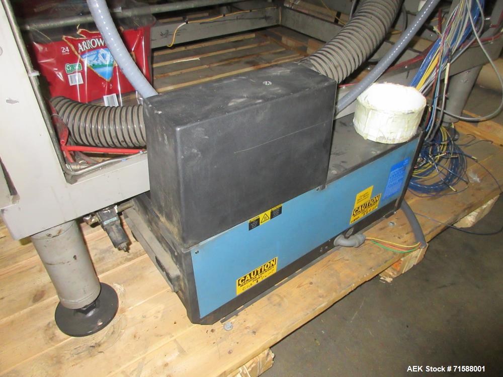 Used Douglas Automatic Tray Former and Registered Shrink Film Bundler