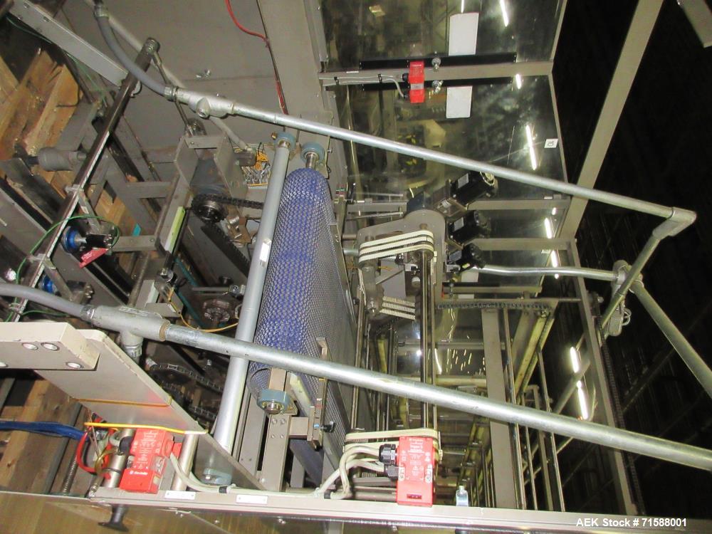 Used Douglas Automatic Tray Former and Registered Shrink Film Bundler