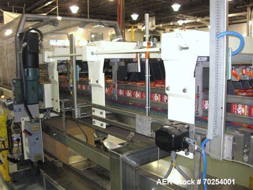 Used- Kisters Kayat Model TSP 030 Automatic Tray Former, Packer and Shrink Overwrapper. Machine is capable of speeds of up t...