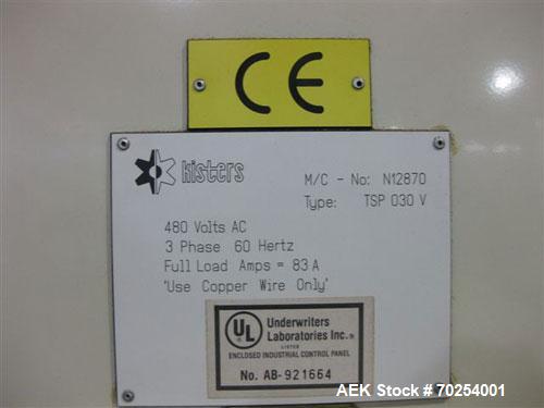 Used Kisters Kayat Model TSP 030 Automatic Tray Former, Packer and Shrink Overwrapper. Machine is capable of speeds of up to 30 trays per minute. Tray Former has print registered single roll technolo...