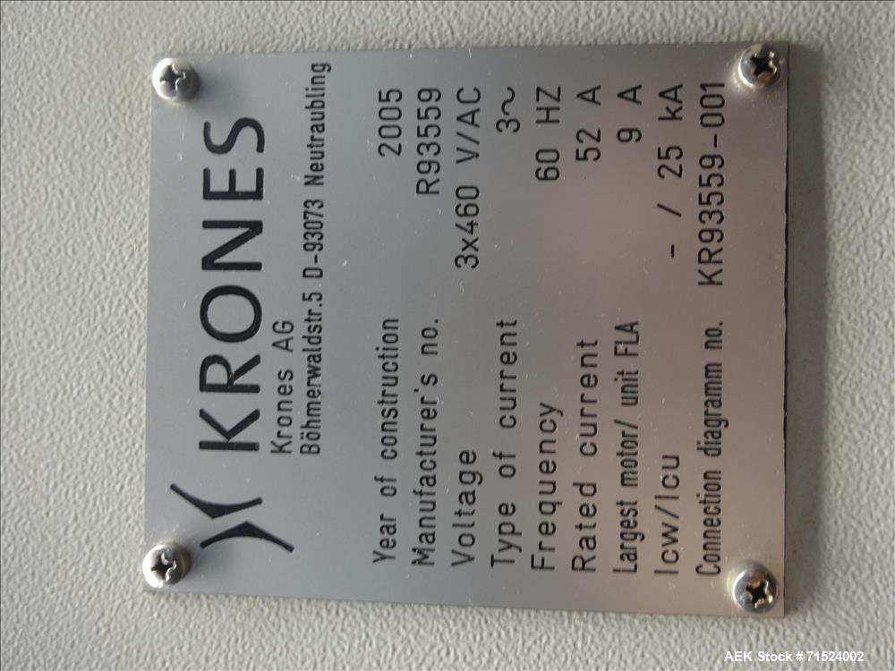 Used- Krones Model Variopac Registered Film Tray Pack Shrink Bundling System