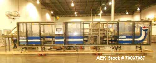 Used Nigrelli, Model Envoy 125 (RH) High Speed Trayloader Packer. Previously used to pack 12oz 202/211 x 415 beverage cans in (2) lanes of 6-pack Hi-cone packs. Operator station including Allen-Bradl...