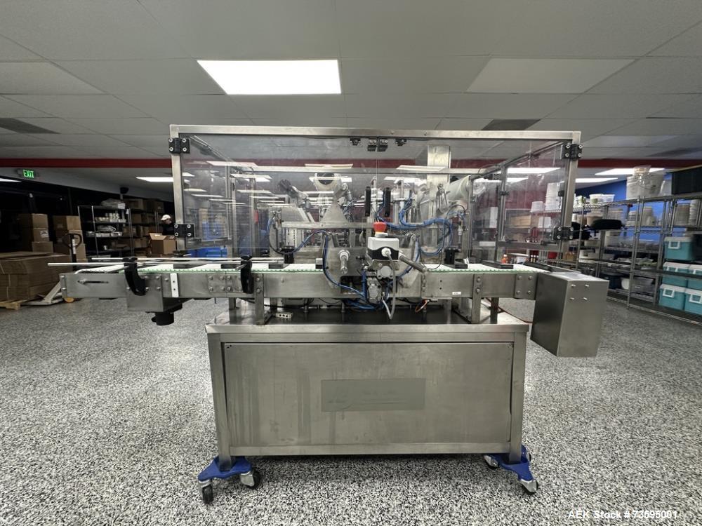 Used Pack Line Tray Former – Model PL-200 (2-Lane, Stainless Steel, 2023)