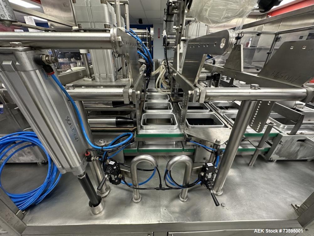 Used Pack Line Tray Former – Model PL-200 (2-Lane, Stainless Steel, 2023)