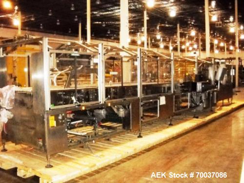 Used- Standard Knapp Continuous Tray Packer and Shrink Wrapper, Model 296P.