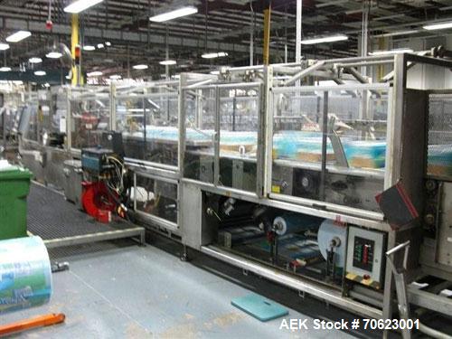 Used- Standard Knapp Model 296P Continuum Tray Packer and Registered Film Shrink