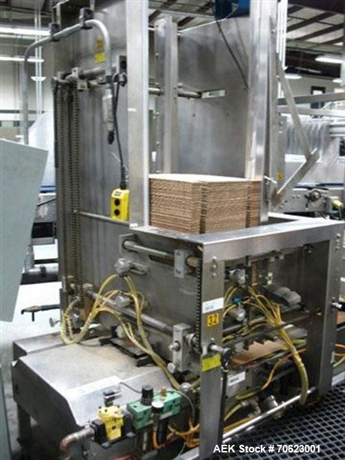 Used- Standard Knapp Model 296P Continuum Tray Packer and Registered Film Shrink