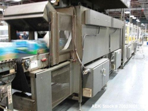 Used Standard Knapp Model 296P Continuum Tray Packer and Registered Film Shrink