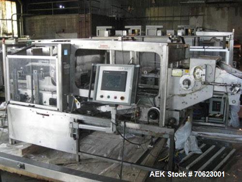 Used- Standard Knapp Model 296P Continuum Tray Packer and Registered Film Shrink