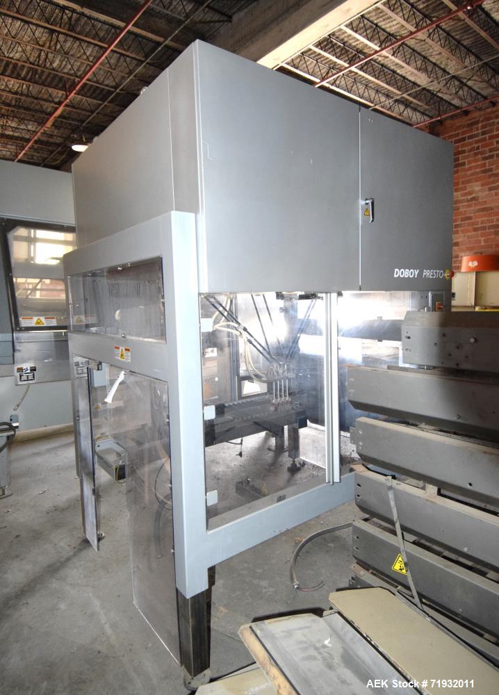 Used Bosch-Doboy Model 7510 Single Head Tray Former.