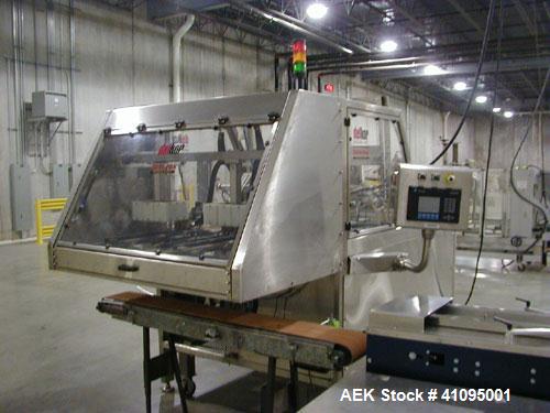 Used Delkor Model TF752 Dual Head Tray Former.