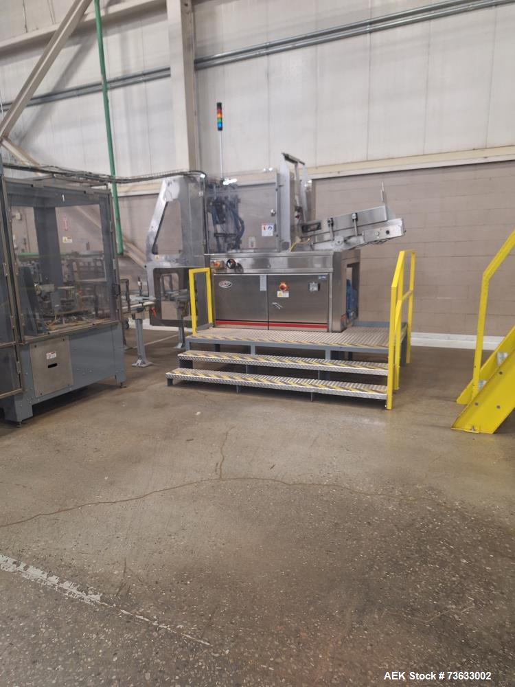 Delkor TFS4 High-Speed Automatic Tray & Case Former – Stainless Steel Carton Forming System