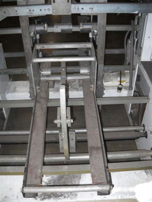 Used SWF IT4 Tray Former capable of 25 trays per minute. Has a Tray Size Range: length 7" - 34", width 8-1/8" - 22", depth 1" - 12" (with proper change parts). Knockdown Case Range: length 10-1/2" - ...