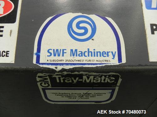 Used SWF Model GMA 1T4 Glue Tray Former