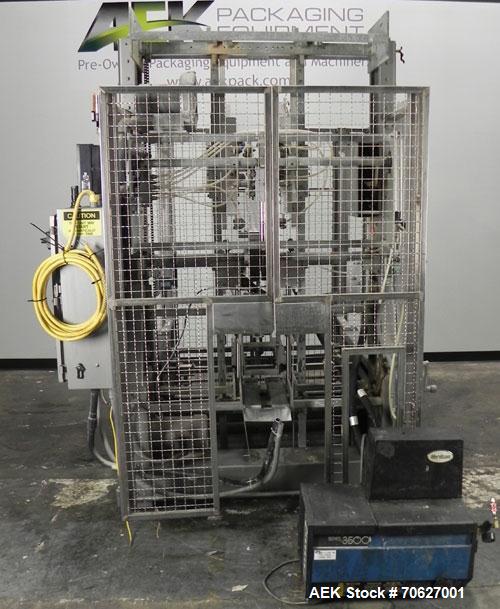 Used- SWF Model 1T4 Trayformer. Stainless steel frame capable of speeds up to 35 trays per miniute depending on case size.Ha...