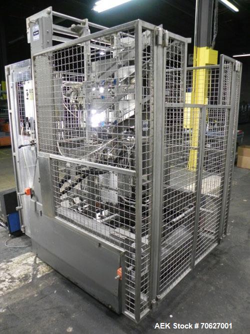 Used- SWF Model 1T4 Trayformer. Stainless steel frame capable of speeds up to 35 trays per miniute depending on case size.Ha...