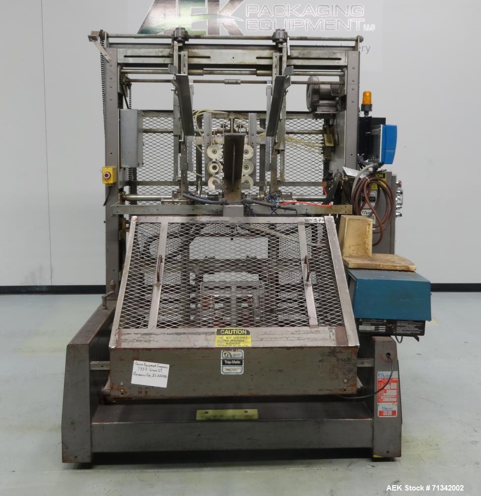 Used SWF Model 1T6K Quick Change Tray Former w/Nordson and Vacuum Pick