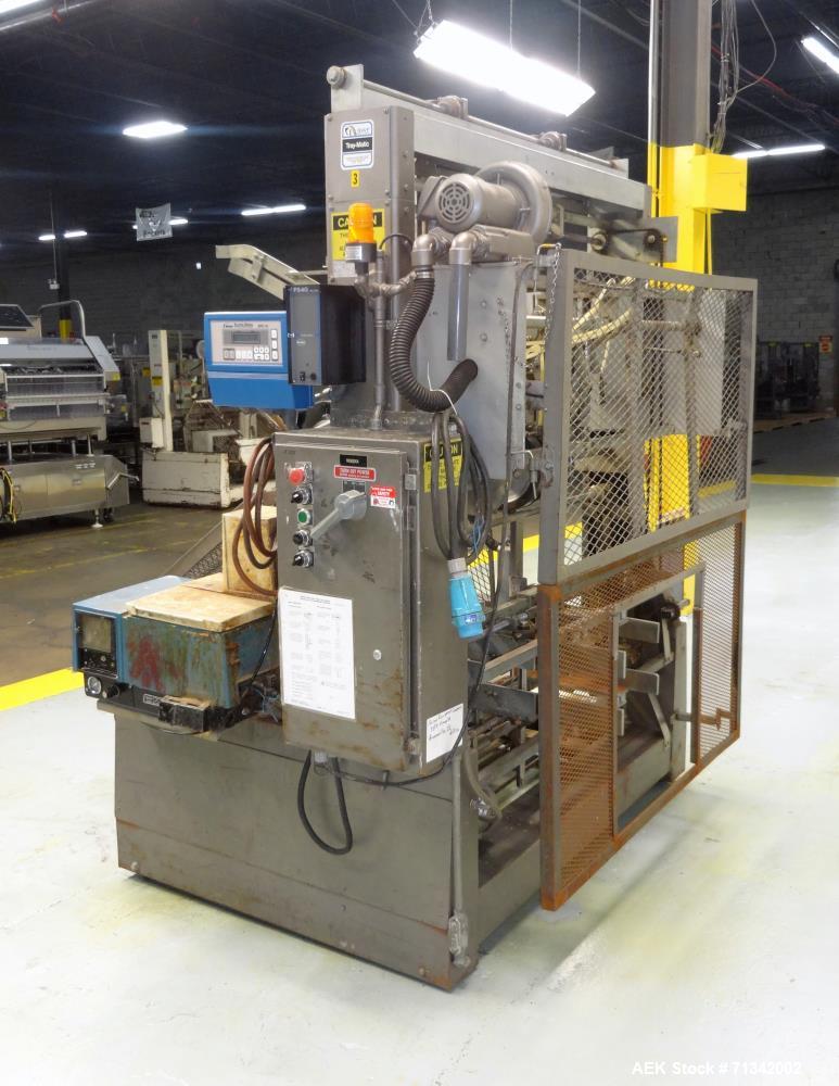 Used SWF Model 1T6K Quick Change Tray Former w/Nordson and Vacuum Pick