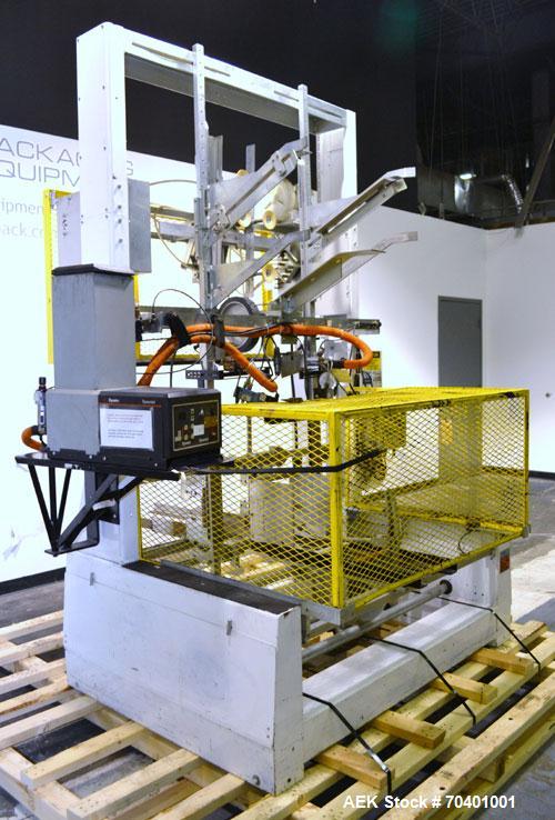 Used SWF Model 1T6 Automatic Hot Melt Glue Tray Former. Tray Size Range: (Length) 7" to 44" or 178mm to 1118mm (Width) 8-1/8" - 26" or 206mm to 660mm (Depth) 1" to 12" or 25mm to 305mm. Tray-Matic Ma...