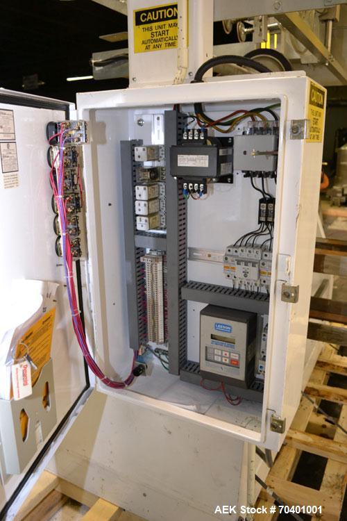 Used SWF Model 1T6 Automatic Hot Melt Glue Tray Former. Tray Size Range: (Length) 7" to 44" or 178mm to 1118mm (Width) 8-1/8" - 26" or 206mm to 660mm (Depth) 1" to 12" or 25mm to 305mm. Tray-Matic Ma...