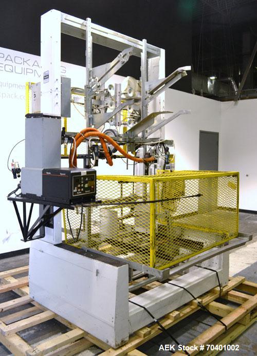 Used SWF Model 1T6 Automatic Hot Melt Glue Tray Former. Tray Size Range: (Length) 7" to 44" or 178mm to 1118mm (Width) 8-1/8" - 26" or 206mm to 660mm (Depth) 1" to 12" or 25mm to 305mm. Tray-Matic Ma...