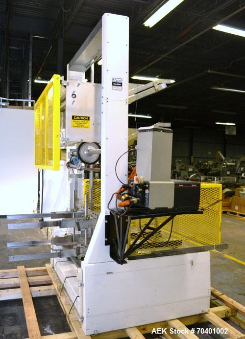 Used SWF Model 1T6 Automatic Hot Melt Glue Tray Former. Tray Size Range: (Length) 7" to 44" or 178mm to 1118mm (Width) 8-1/8" - 26" or 206mm to 660mm (Depth) 1" to 12" or 25mm to 305mm. Tray-Matic Ma...