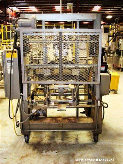 Used SWF 1T4 Automatic Tray former capable of speeds up to 35 Trays per minute (depending on case size). Has a tray size range: 7" to 34" L, 8-1/8"-22"W, 1"-12"D w/ proper change parts. Knockdown Cas...