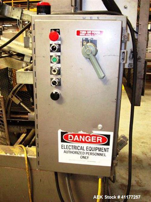 Used SWF 1T4 Automatic Tray former capable of speeds up to 35 Trays per minute (depending on case size). Has a tray size range: 7" to 34" L, 8-1/8"-22"W, 1"-12"D w/ proper change parts. Knockdown Cas...