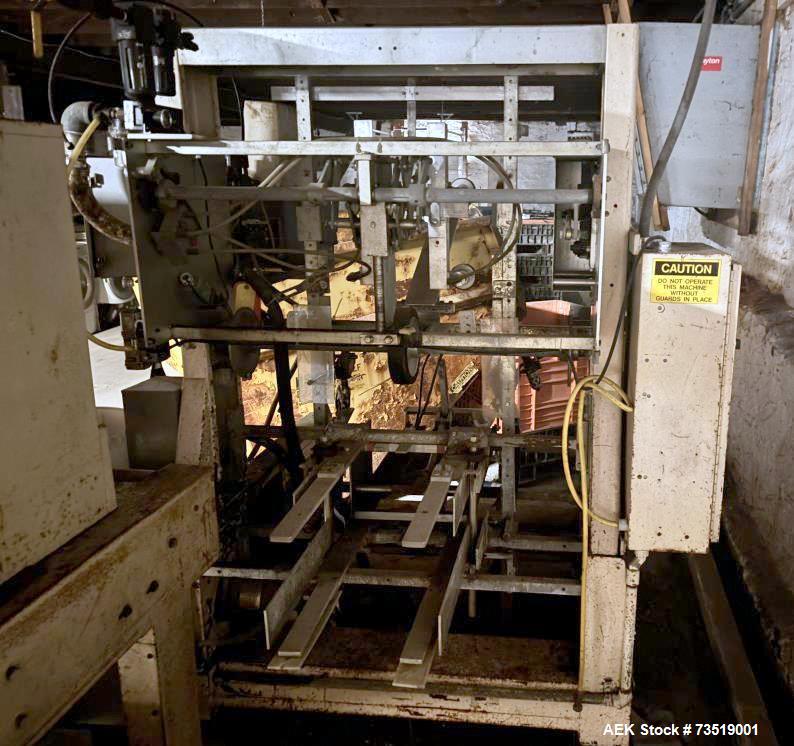 Used SWF Glue Seal Tray Former, Model IT4. Machine is capable of speeds up to 35 Trays per minute (depending on case size). Has a tray size range: 7" to 34" L, 8-1/8"-22"W, 1"-12"D w/ proper change p...