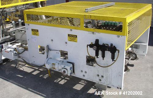 Used SWF Tray-Matic Tray Former, Model TF 600V. OEM rated to 3600 TPH depending on application. Equipped with Nordson 3500V hot glue system, Allen Bradley MicroLogix 1200 processor. Tray size range m...