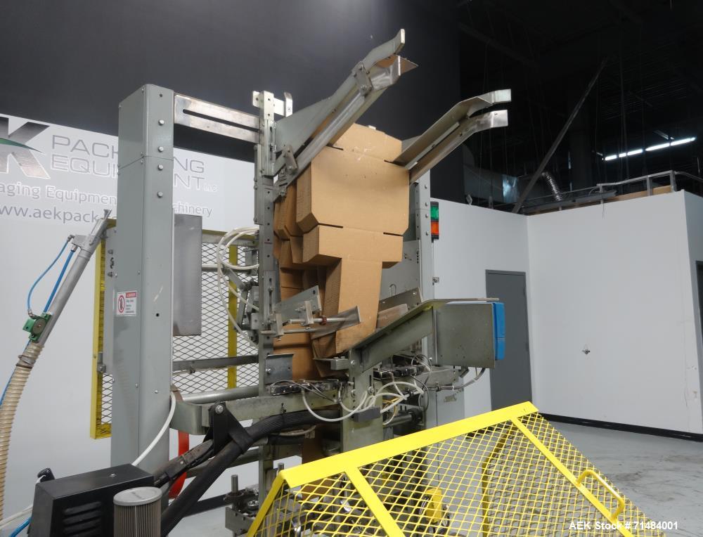 Used SWF (Thiele) Model TF400V Automatic Hot Melt Glue Tray Former