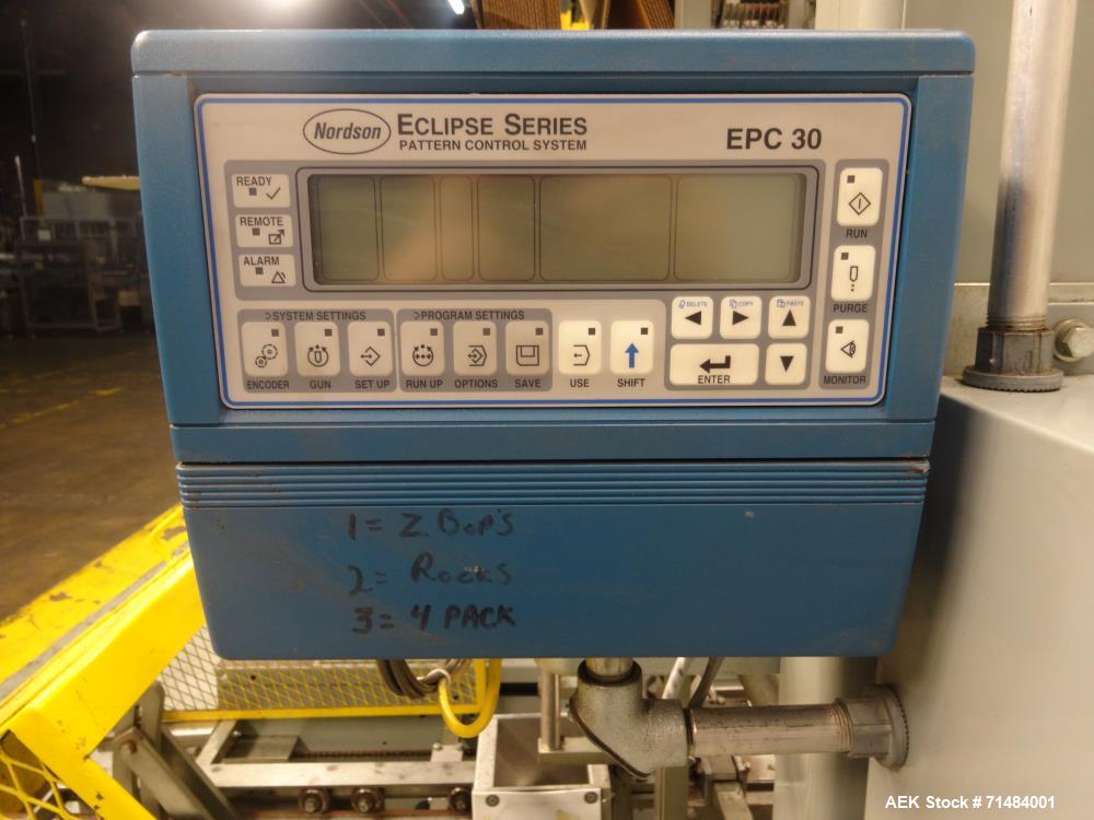 Used SWF (Thiele) Model TF400V Automatic Hot Melt Glue Tray Former