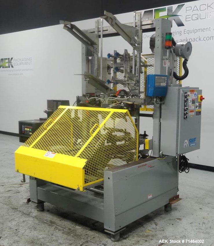 Used SWF (Thiele) Model TF400V Automatic Hot Melt Glue Tray Former