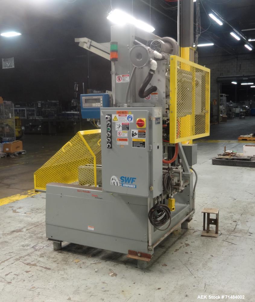 Used SWF (Thiele) Model TF400V Automatic Hot Melt Glue Tray Former