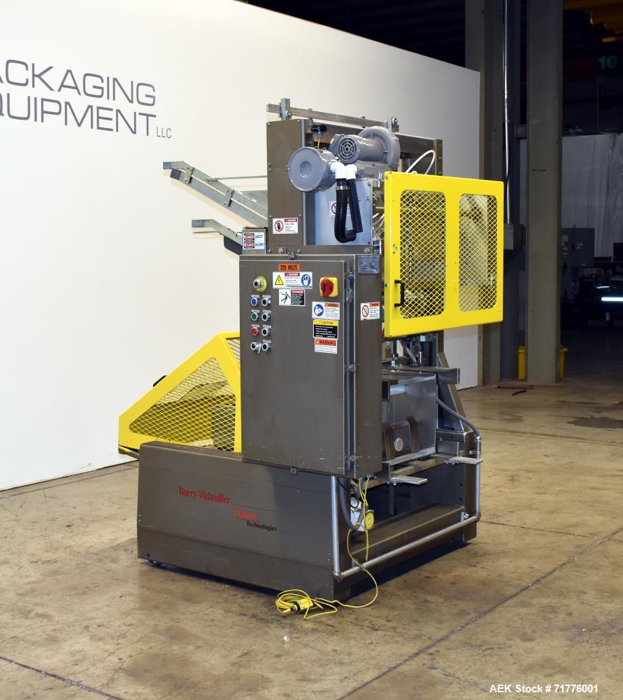 Used SWF (Thiele) Model TF400V Automatic Hot Melt Glue Tray Former