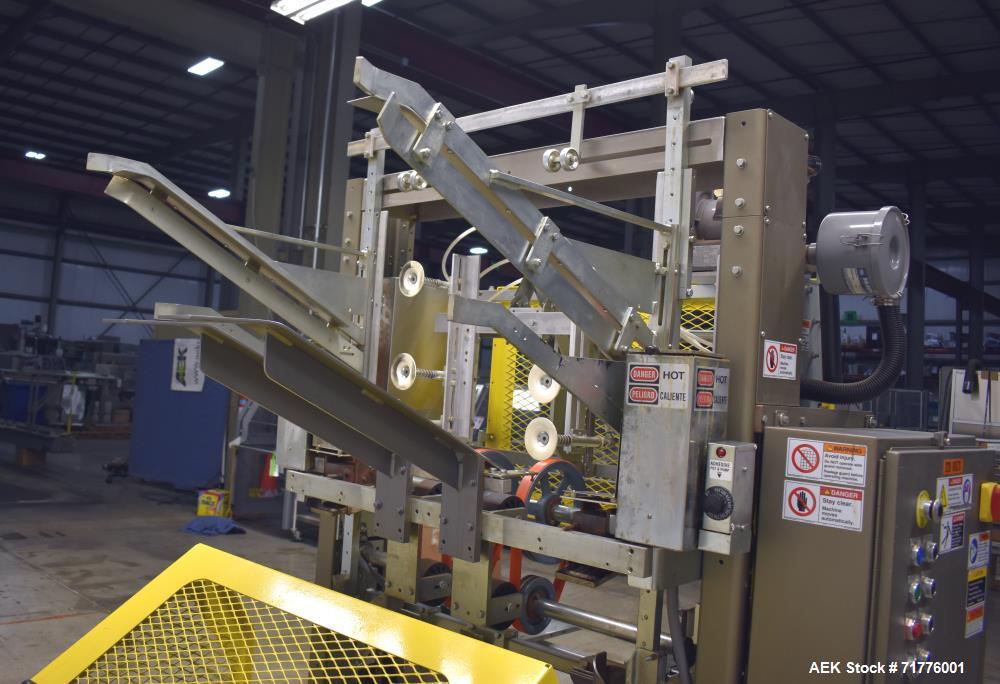 Used SWF (Thiele) Model TF400V Automatic Hot Melt Glue Tray Former