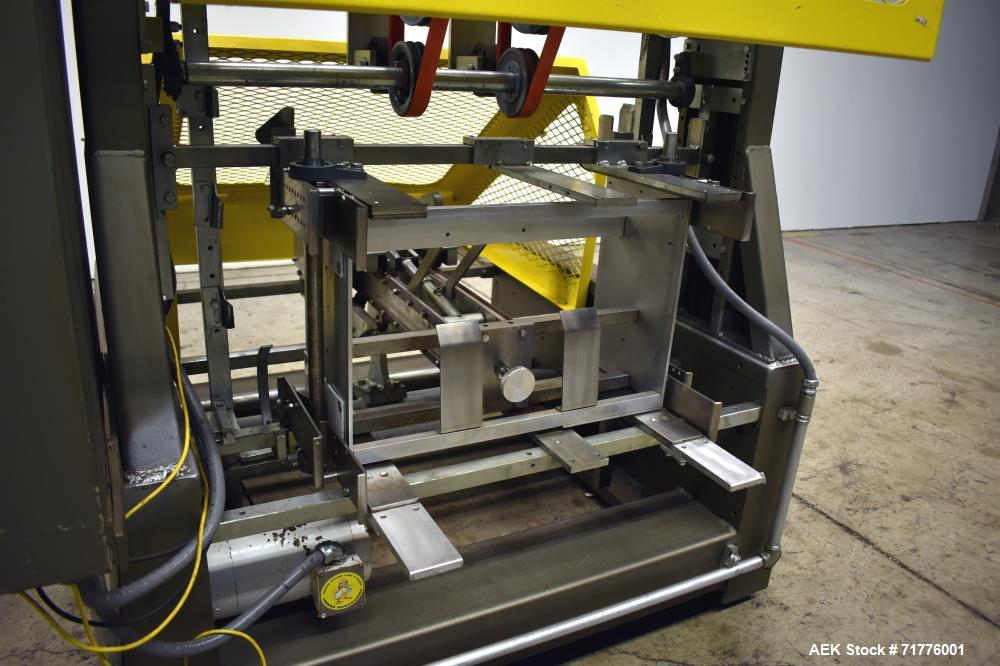 Used SWF (Thiele) Model TF400V Automatic Hot Melt Glue Tray Former