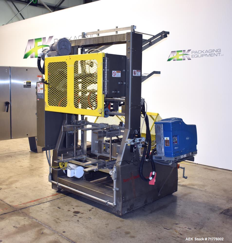 Used SWF (Thiele) Model TF400V Automatic Hot Melt Glue Tray Former.