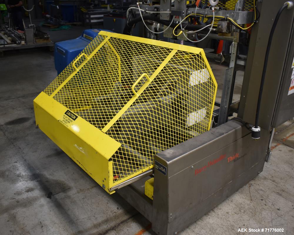 Used SWF (Thiele) Model TF400V Automatic Hot Melt Glue Tray Former.