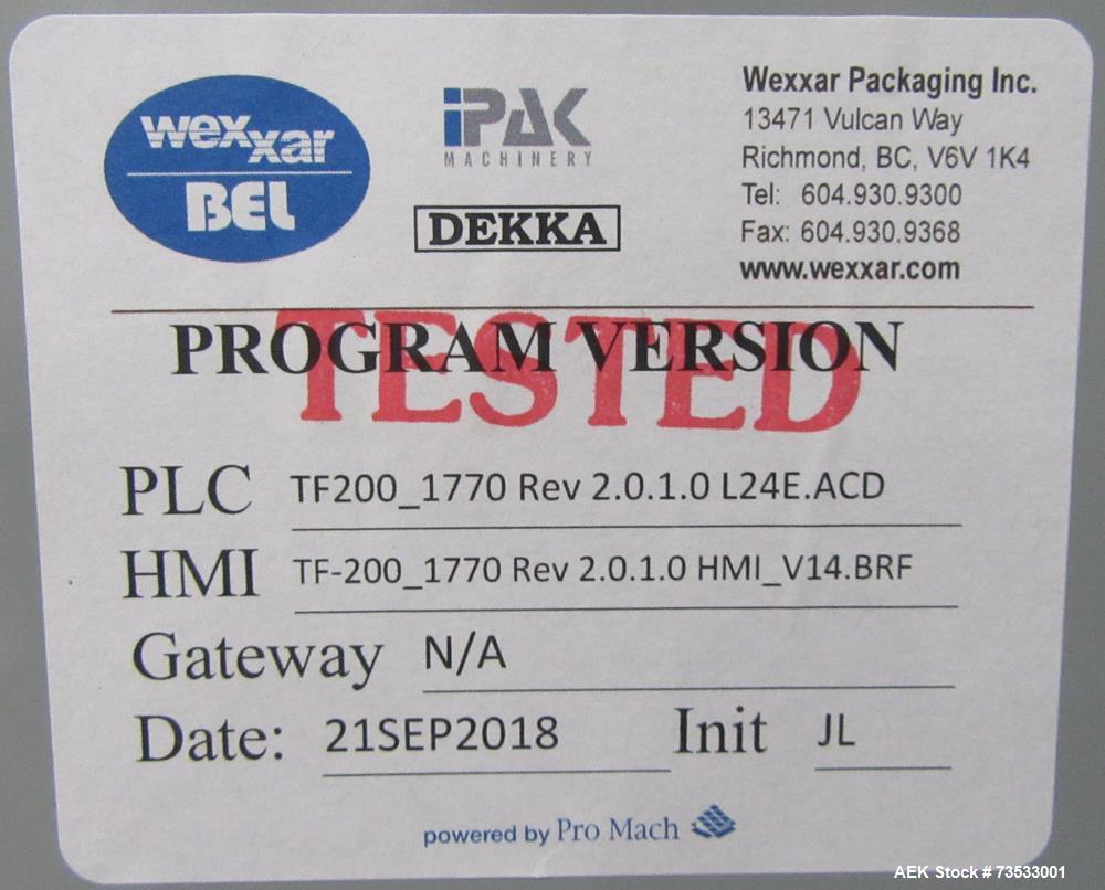 Buy Used Wexxar TF200 Tray Former for Retail Ready Self Locking Trays