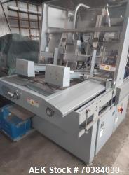 Used-Bosch Model 7520, Automatic, Dual Head, Hot Melt Glue Tray Former