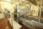 Used- Delkor S/S Tray Former, M/N T52, S/N 979, with Nordson Glue Pot, with S/S Platform, with S/S Control Panel, with Allen...